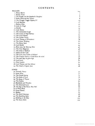 100 English Folksongs - Partition - Mélodies