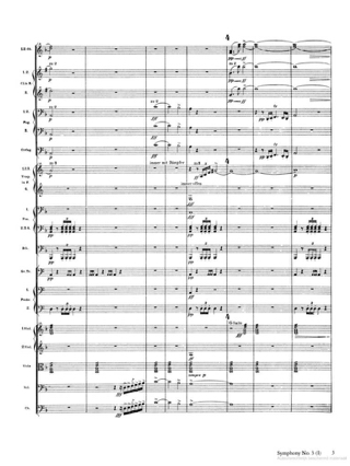 Symphonies N° 3 et 4 - MAHLER - Partition - Grand format