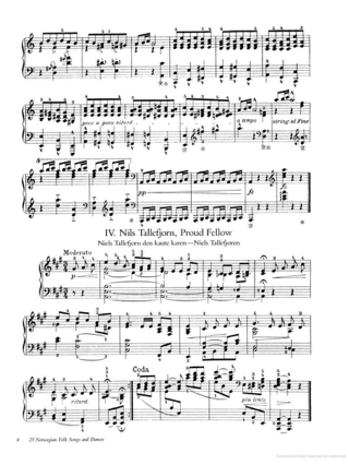 Norwegian Dances - Piano - GRIEG - Partition - Piano