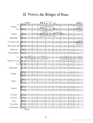 The Planets - HOLST - Partition - Grand format