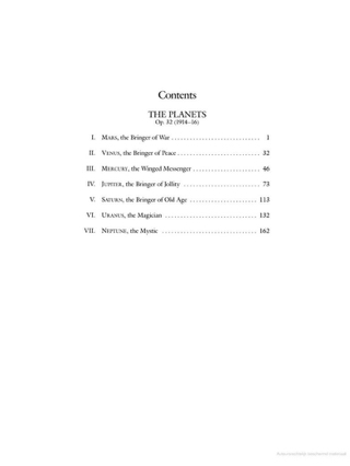 The Planets - HOLST - Partition - Grand format