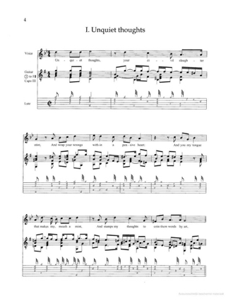Lute Songs Livres 1 et 2 - DOWLAND - Partition - Luth