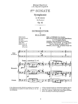 5 Sonates Pour Orgue - Alexandre Guilmant - Partition - Orgue