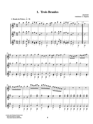 Musique pour Trois Guitares - Partition - Guitare