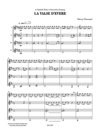 La Valse d'Evere - TISSERAND - Partition - Guitare
