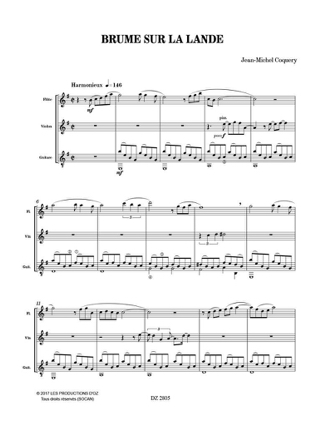 Brume Sur La Lande - Jean-Michel Coquery - Partition - Trios