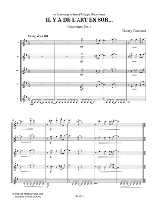 Il Y A De L'Art En Sor... - TISSERAND - Partition - Guitare