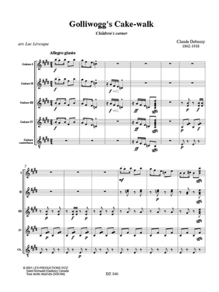 Golliwogg's Cake-walk - DEBUSSY - Partition