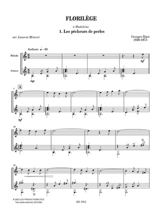Florilège - Laurent Méneret - Partition