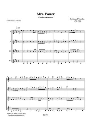 Muisque Irlandaise Volume 2 - Carolan Turlough O' - Partition