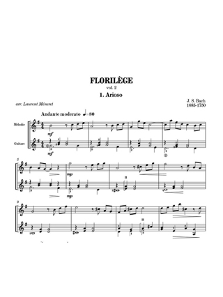 Florilège, vol. 2 - Laurent Méneret - Partition
