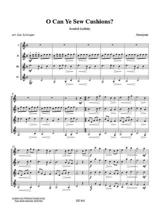 Two Celtic Lullabies - Partition