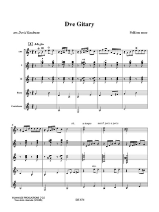 Dve Gitary - D. Gaudreau - Partition