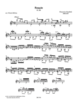 Sonates, volume 5 - SCARLATTI - Partition - Guitare