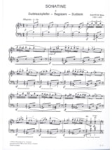 Sonatine - BARTOK - Partition - Piano