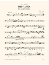 Meditation - Frigyes Hidas - Partition - Trombone