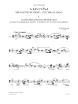 Die kleine Klemme op. 15b - Spielpartitur - KURTAG - Partition