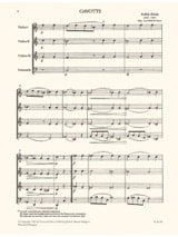 Gavotte - 3 Violinen u. Violoncello - Partitur + Stimmen - KODALY