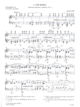 Ave Maria - LISZT - Partition - Piano