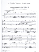 10 Hungarian Folksongs - 2 Flûtes - Laszlo Kiraly - Partition