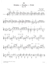 24 Studies for guitar op. 48 - Mauro Giuliani - Partition - Guitare