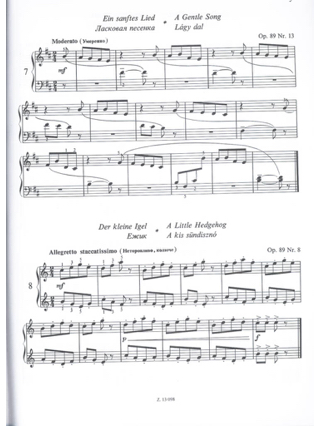 Pièces de Piano Pour Enfants - Dmitri Kabalevski - Partition - Piano