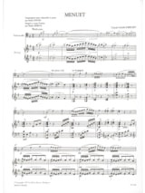Menuett - DEBUSSY - Partition - Violoncelle