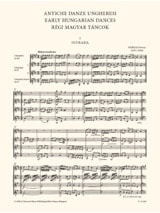 Antiche danze ungheresi - Quartetto clarinetti - Partitura + Parti