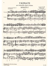9 Sonates - VIVALDI - Partition - Violoncelle