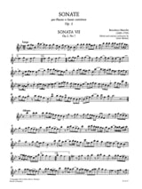 12 Sonates op. 2 - Volume 2 n° 7-12 - flauto e basso continuo