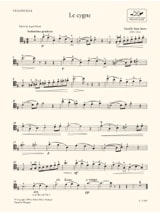 Le Cygne - SAINT-SAËNS - Partition - Violoncelle