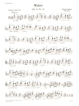Valse op. 39 n° 15 - BRAHMS - Partition - Violoncelle