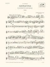 Sonatine - Flöte Klavier - Endre Szervanszky - Partition