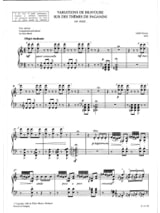 Variations de Bravoure. - LISZT - Partition - Piano