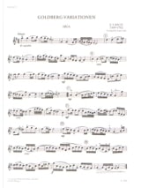 Variations Goldberg extr. - String orch. - BACH - Partition - Sextuors