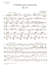 12 Etudes pour violoncelle op. 35 - Auguste Franchomme - Partition