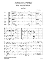 Antiche Danze Ungheresi Del 17. Secolo - quintetto a Fiati