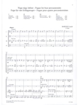 Musique de chambre pour batterie - Pour école de musique - Partition
