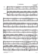 Trios pour Flûte, Violoncelle et Piano - Partition - Trios