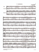 Trios pour Flûte, Violoncelle et Piano - Partition - Trios