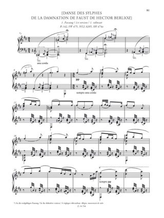 Concerto en La et pièces diverses. Supplément 15 - LISZT - Partition
