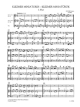 Klezmer Miniatures - Ferenc Javori - Partition - Quatuors
