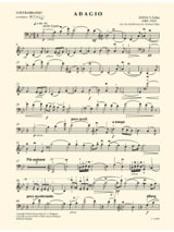 Adagio - Contrebasse et piano - KODALY - Partition - Contrebasse