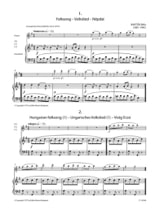 13 Easy Pieces - Flûte et piano - BARTOK - Partition