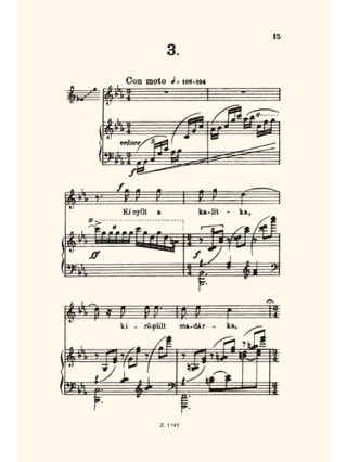 Enekszo Op. 1 - KODALY - Partition - Mélodies