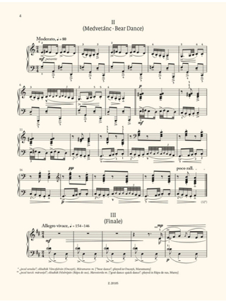 Sonatina - BARTOK - Partition - Piano