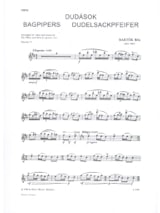 Dudelsackpfeifer - Oboe Klavier - BARTOK - Partition - Hautbois
