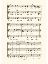 Dana, dana - Lajos Bardos - Partition - Chœur