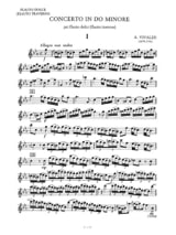 Concerto en do min. F. 6 n° 11 - Flauto dolce - VIVALDI - Partition