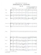 Symphonie n° 4 - Score - BEETHOVEN - Partition - Petit format